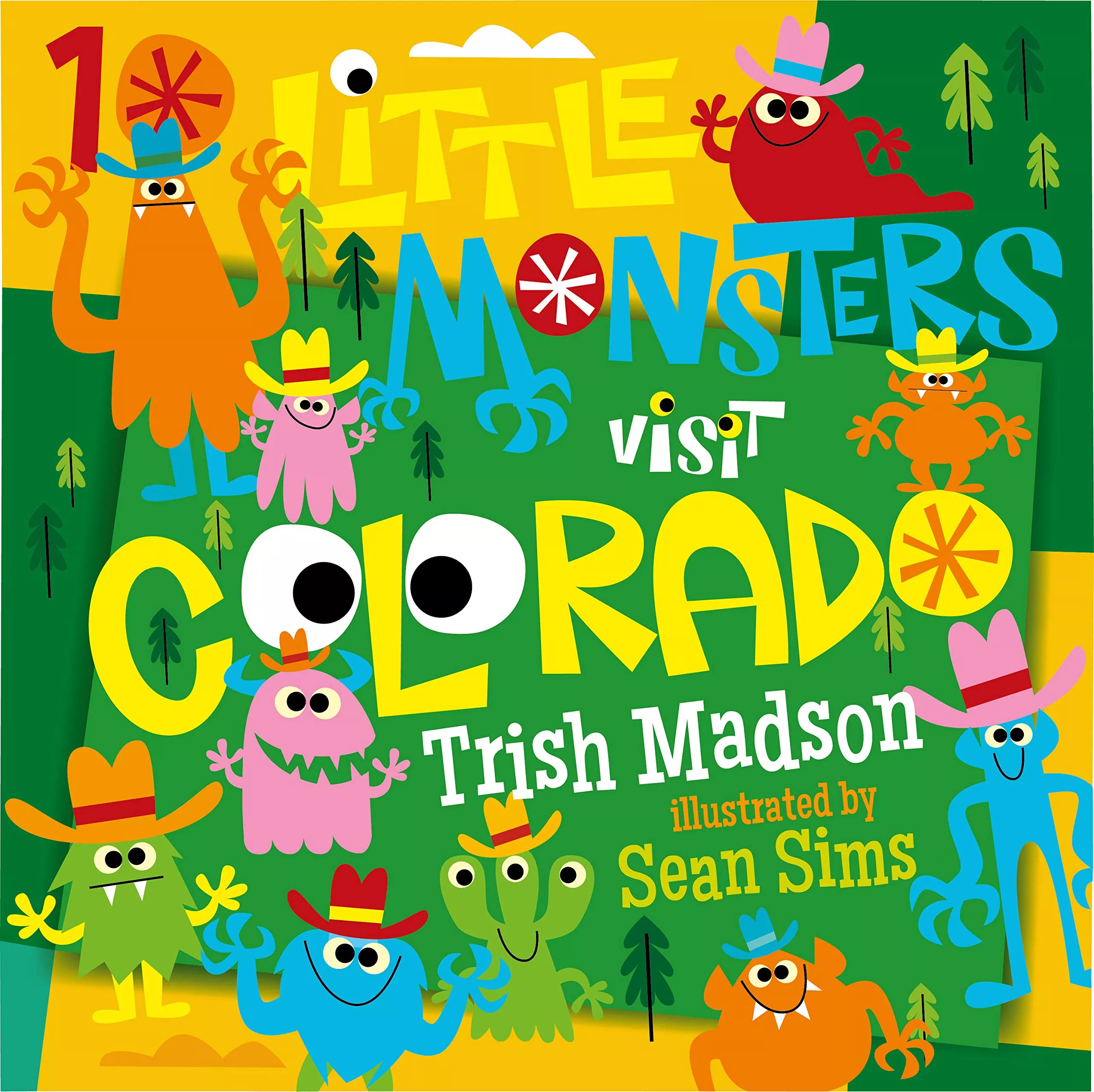 10 Little Monsters Visit Colorado - Book