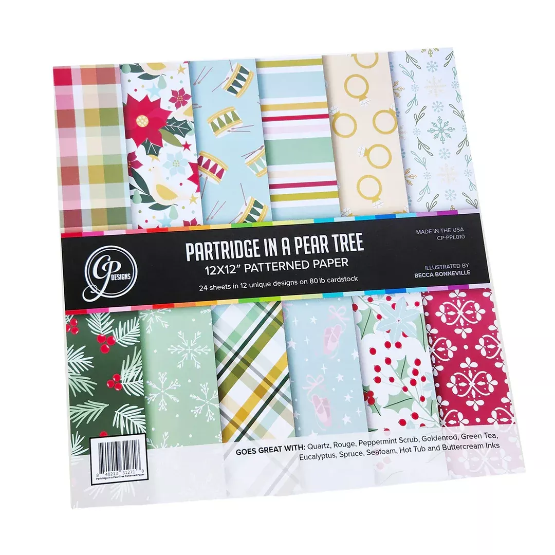 12x12 Paper: Catherine Pooler Designs-Partridge In A PearTree
