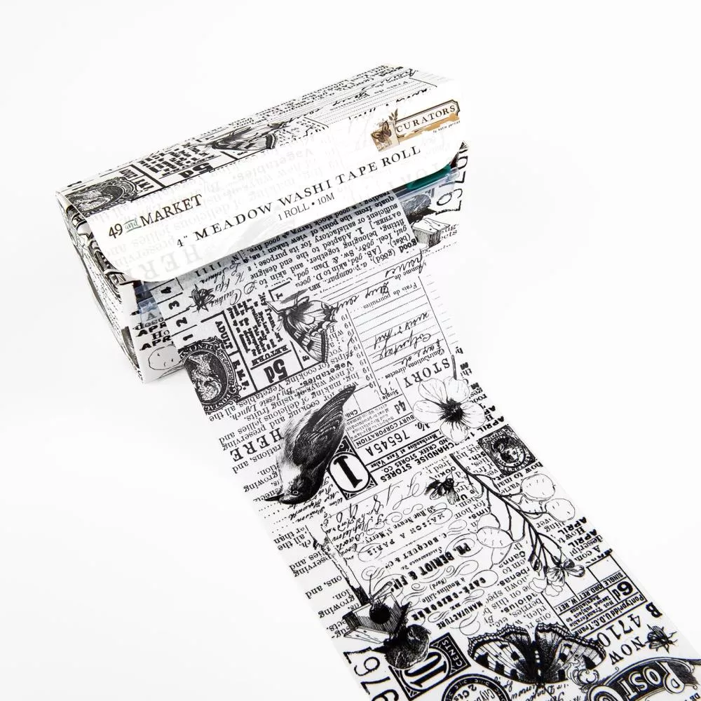 49 And Market Curators Essential 4" Washi Tape Roll Meadow