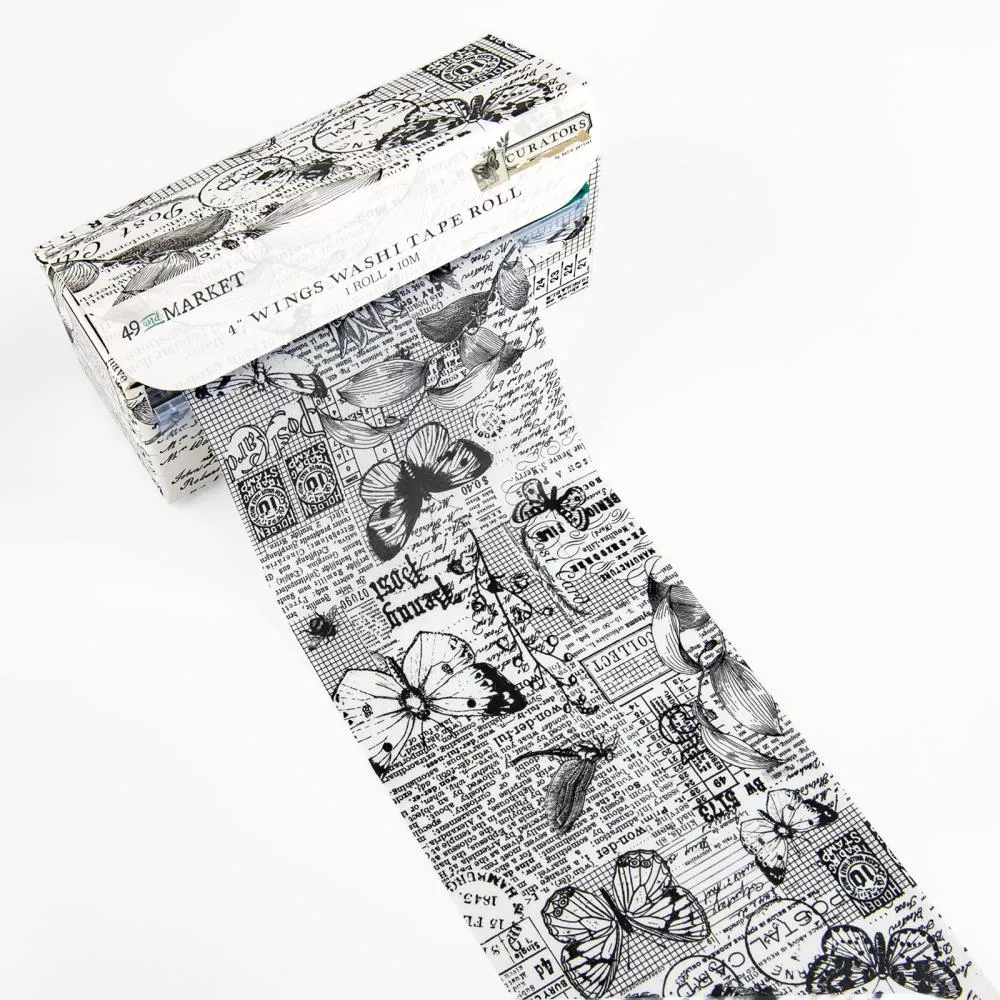 49 And Market Curators Essential 4" Washi Tape Roll Wings