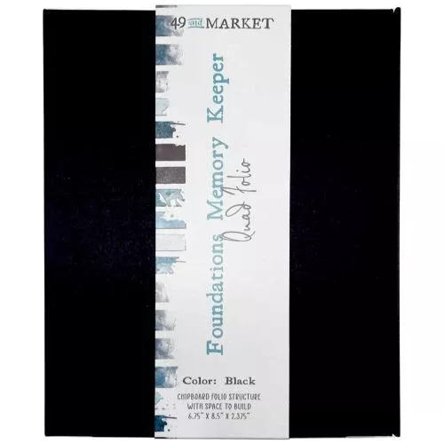 49 And Market Foundations Memory Keeper Quad Folio Black - Postage as per Actual