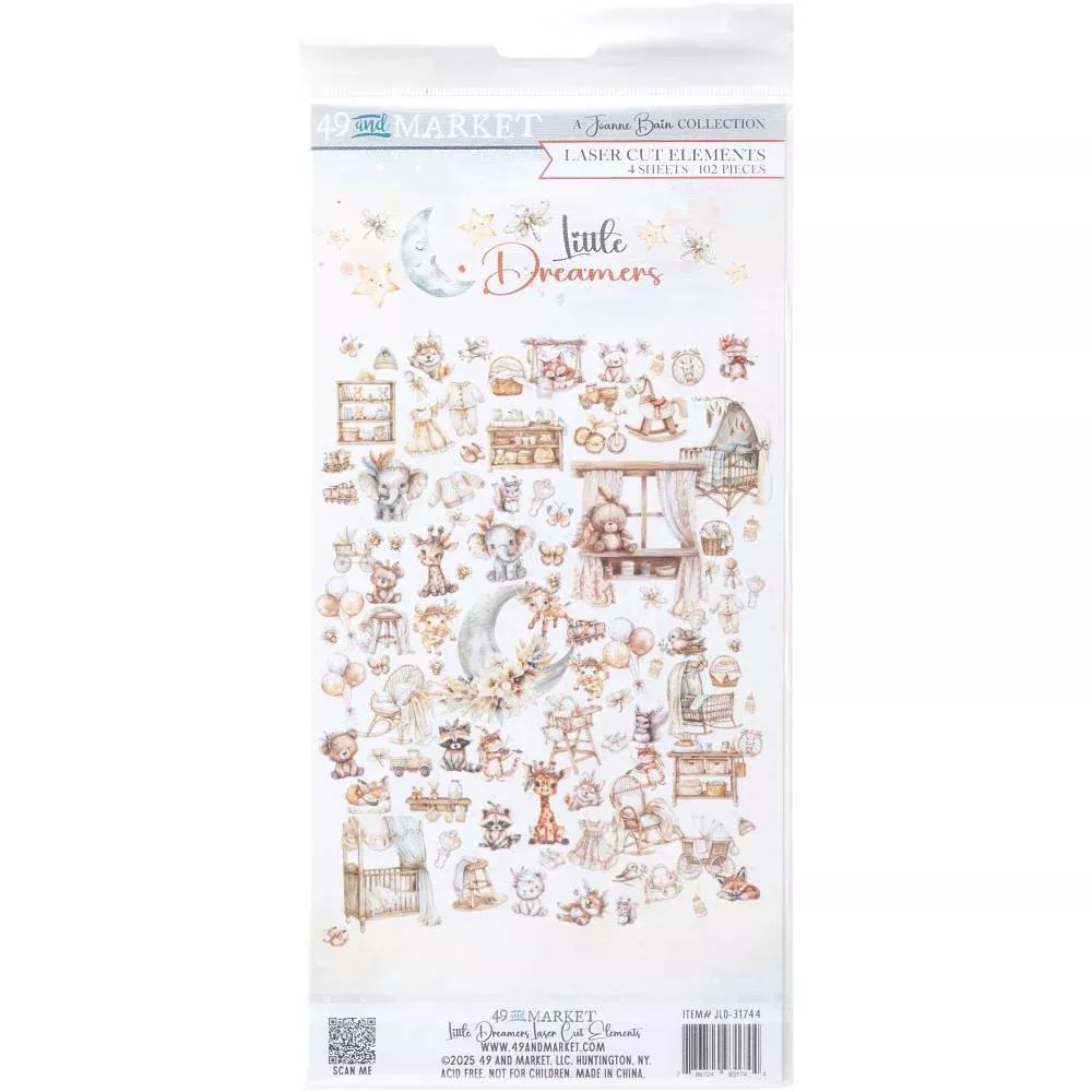 49 and Market - Laser Cut Outs Elements, Little Dreamer