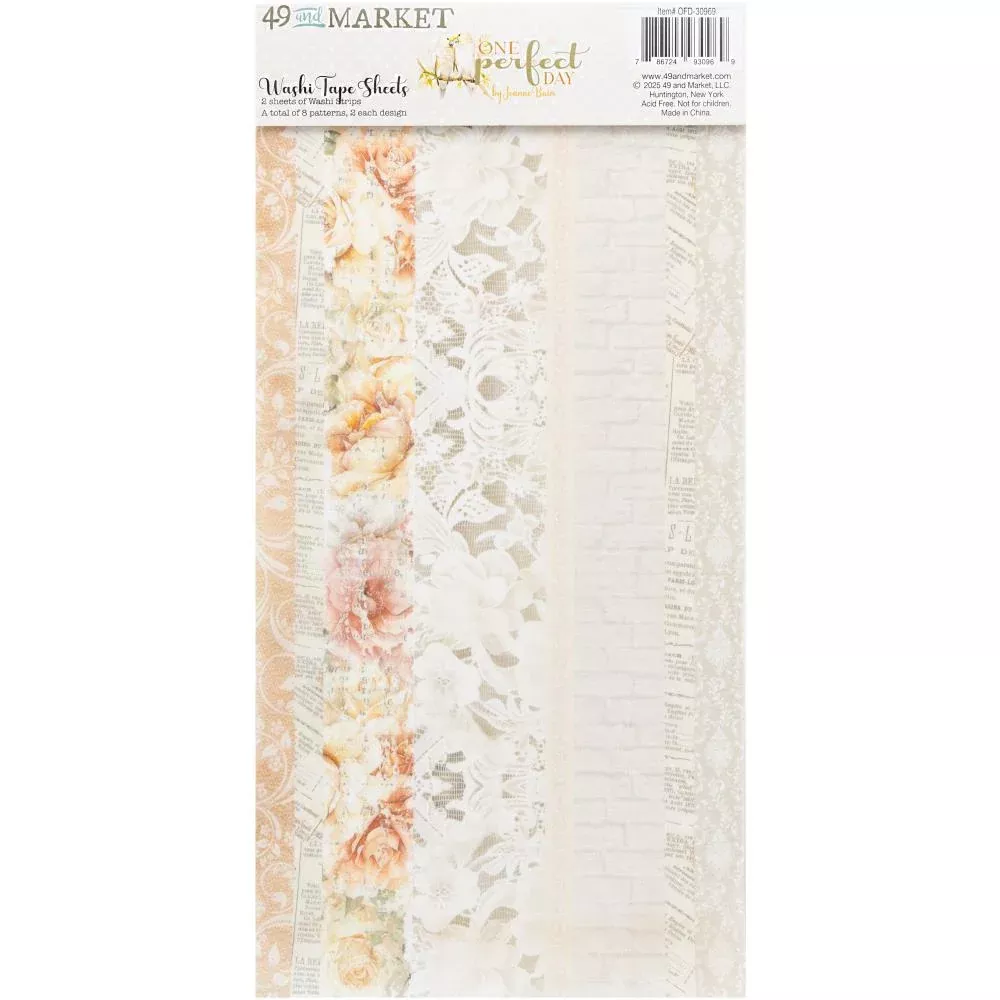 49 & Market - One Perfect Day - Washi Tape Sheets, OFD-30969