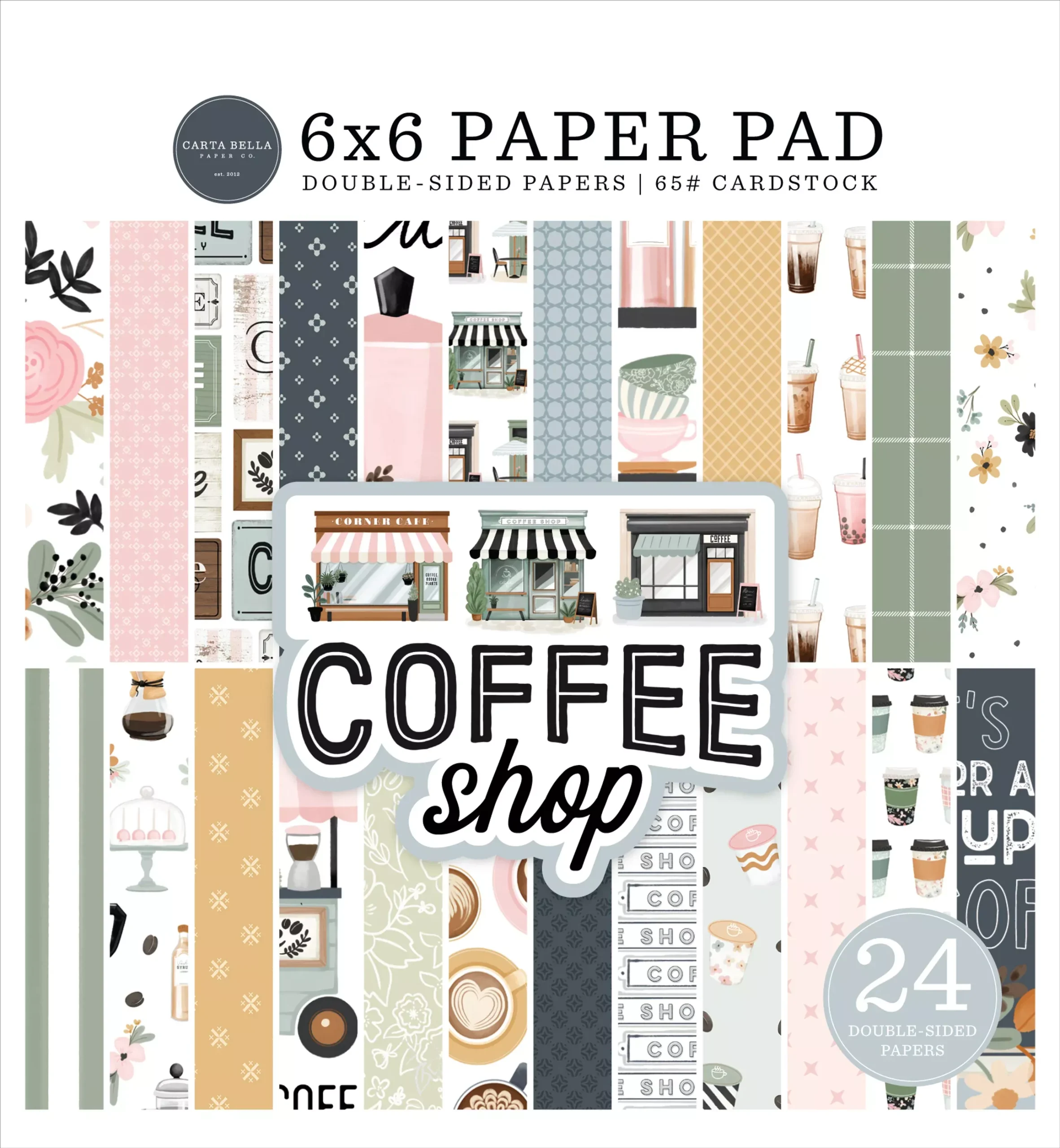 6x6 Paper: Carta Bella-Coffee Shop