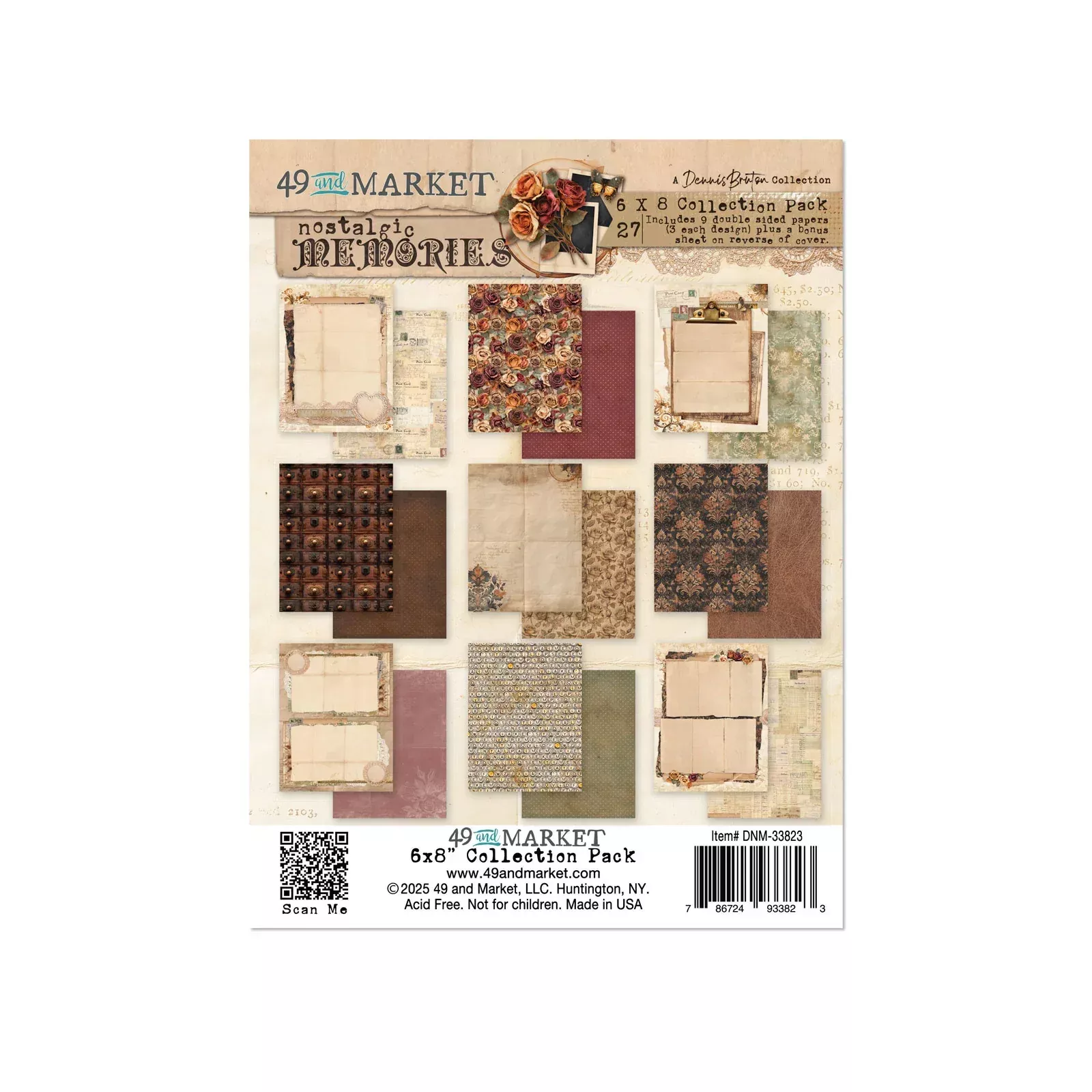 6x8 Paper: 49 and Market-Nostalgic Memories