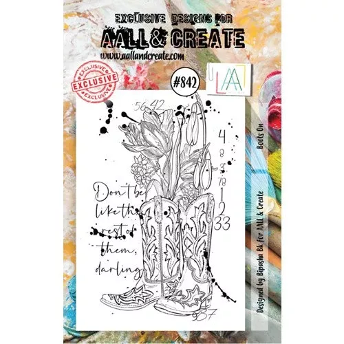 AALL & Create BOOTS ON A7 Clear Stamps 842*