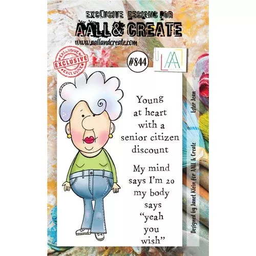 AALL & Create ESTER JEAN A7 Clear Stamps 844