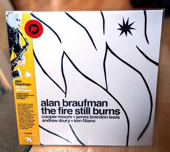Alan Braufman - The Fire Still Burns (LP, Album, Ltd, RP, Red)