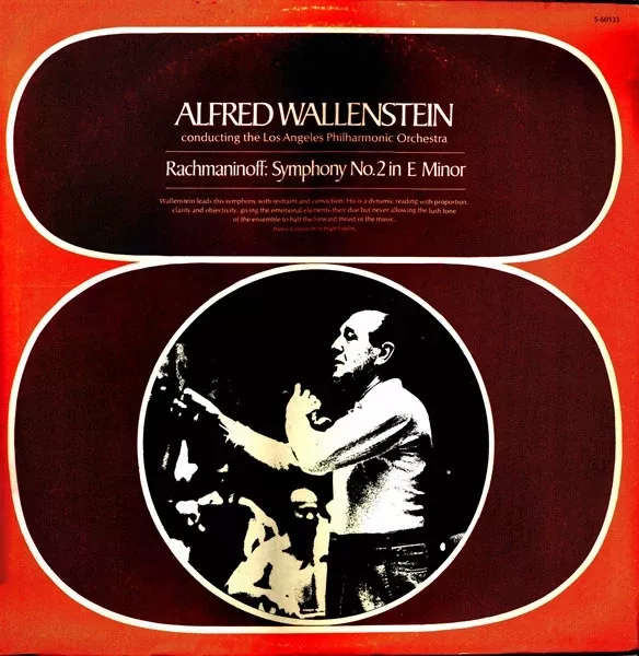 Alfred Wallenstein, Rachmaninoff*, The Los Angeles Philharmonic Orchestra* - Symphony No. 2 In E Minor (LP, RE)
