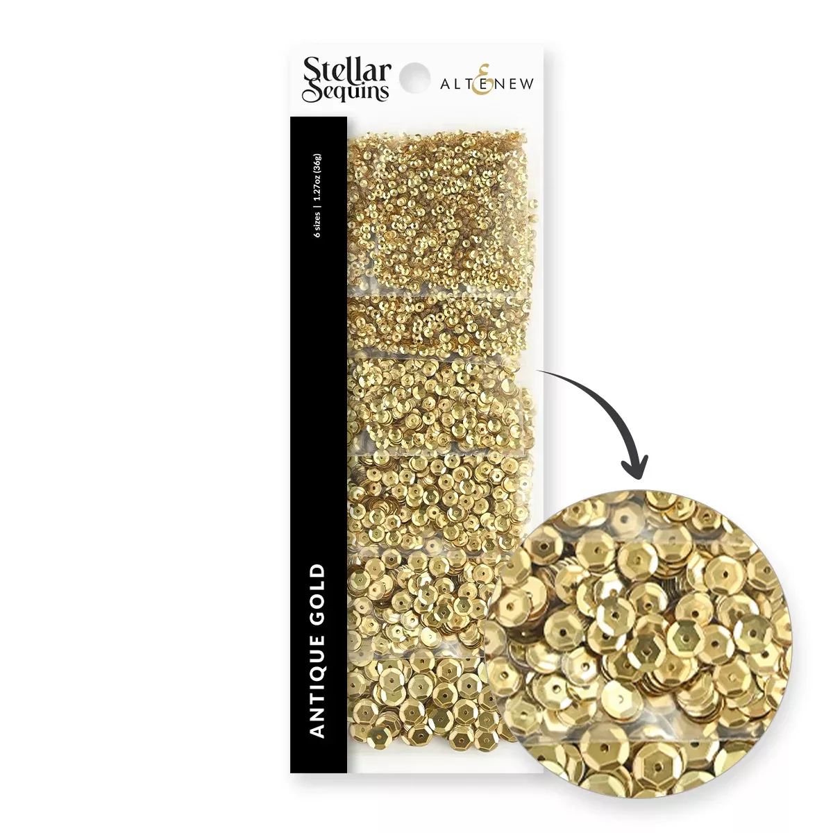 Altenew - Stellar Sequins - Antique Gold