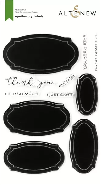 Apothecary Labels Stamp Set - RETIRING