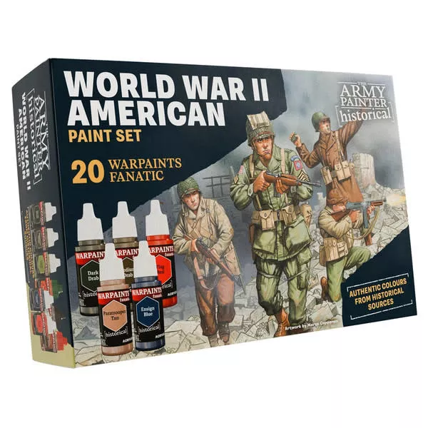 The Army Painter Historical WWII American Paint Set