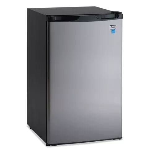 Avanti RM4436SS 4.4 Cf Refrigerator, 19 1/2"w X 22"d X 33"h, Black/stainless Steel