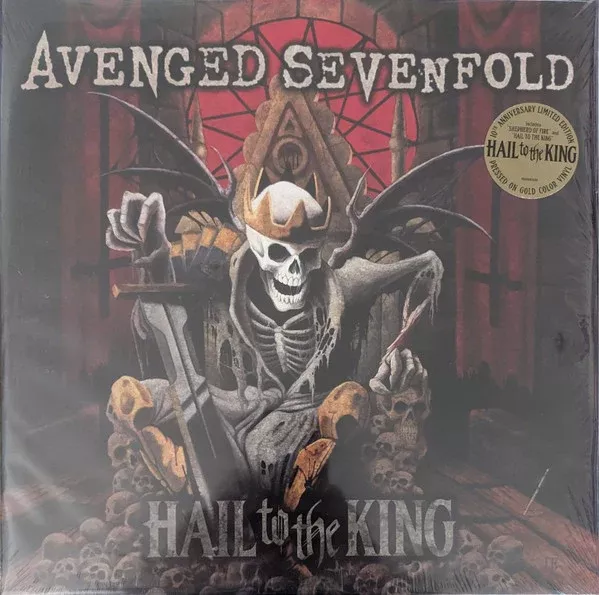Avenged Sevenfold - Hail To The King (2xLP, Album, Ltd, RE, Gol)