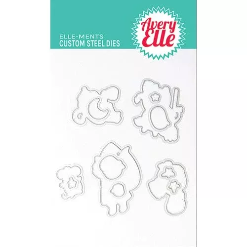Avery Elle Steel Dies FRIGHTFULLY FUN Dies D-22-34*