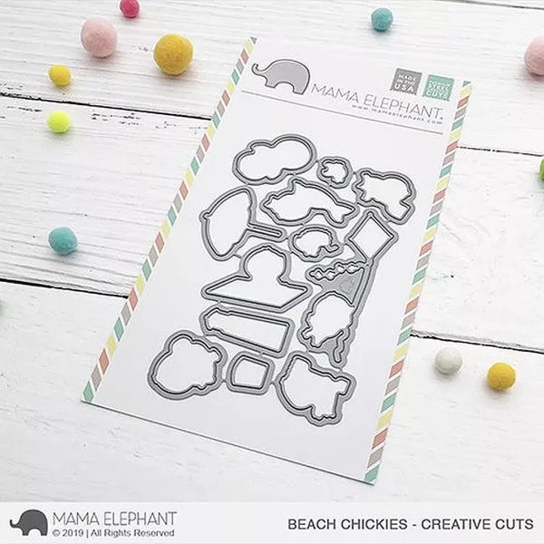 Beach Chickies - Creative Cuts - Mama Elephant
