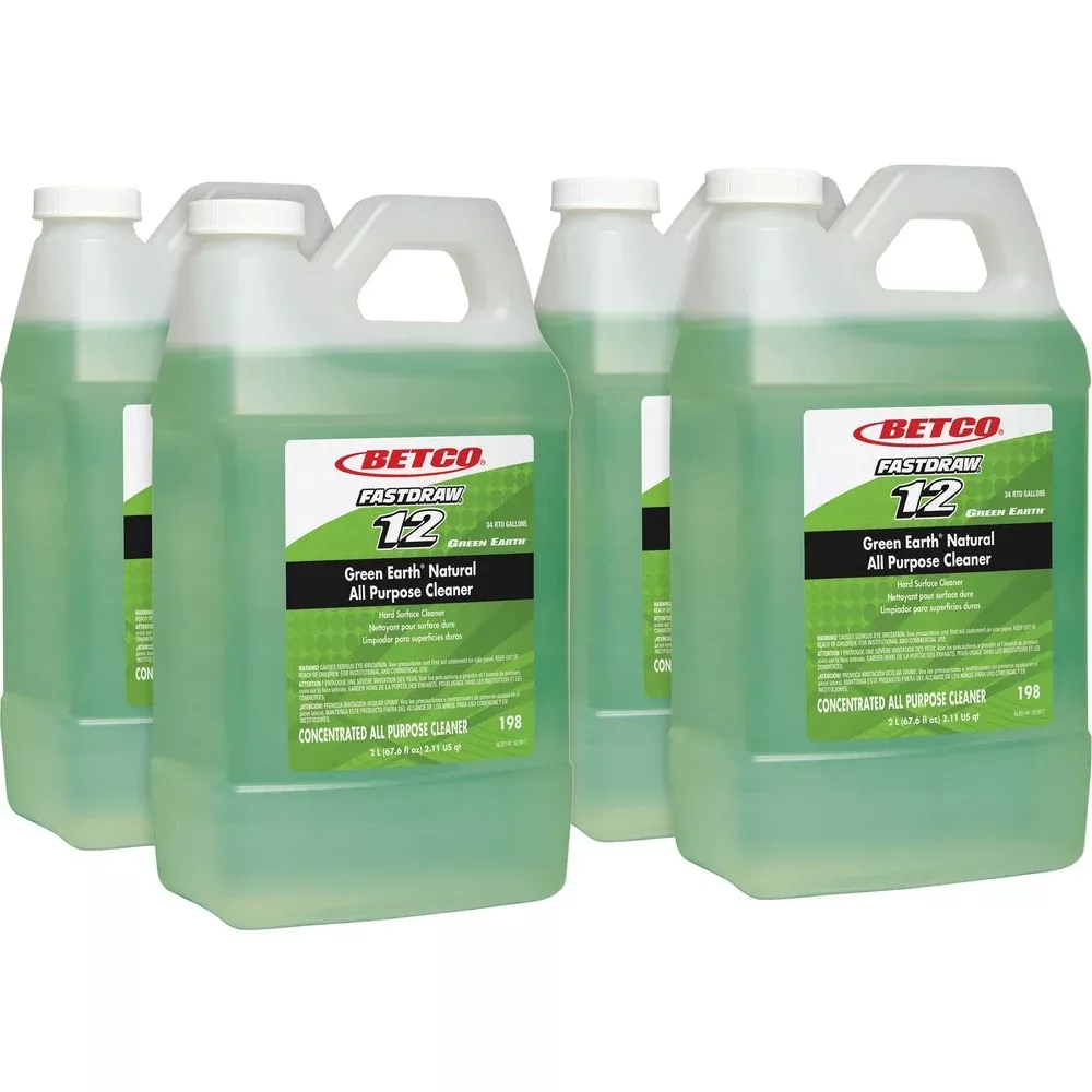 Betco Corporation All-purpose Cleaner, Conc, Bio-based, 2 Liter, 4/CT, Green