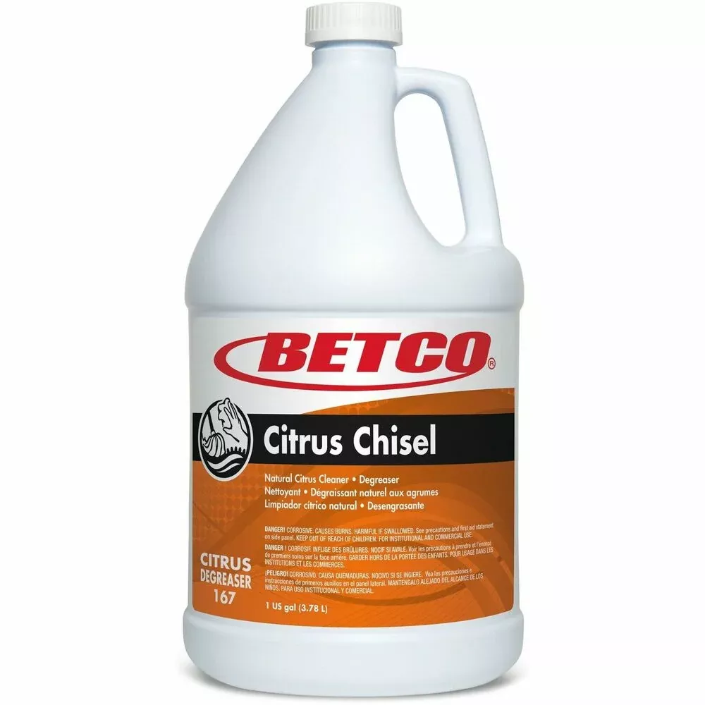 Betco Corporation Cleaner/Degreaser,Conc,Hvy-dty,Citrus,1 Gal 4/CT,Orange
