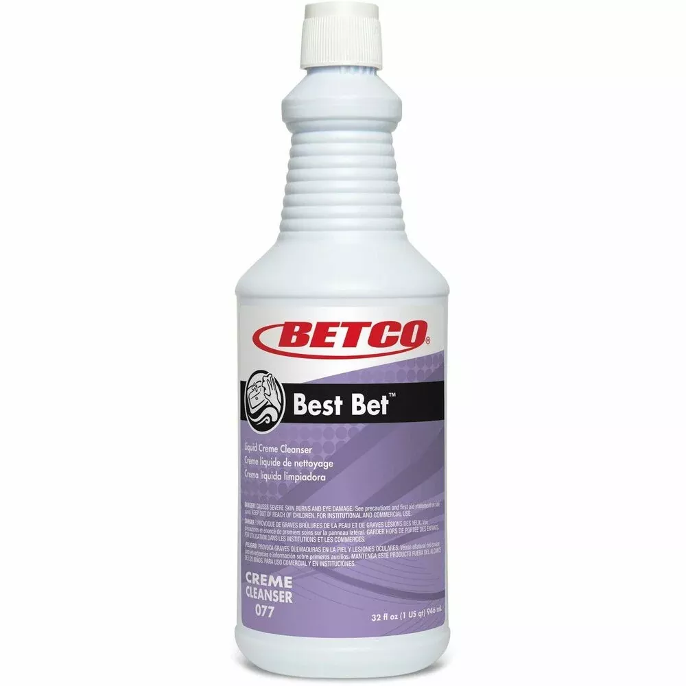 Betco Corporation Cleanser, Cream, Jeweler-grade Abrasive, 32oz, White