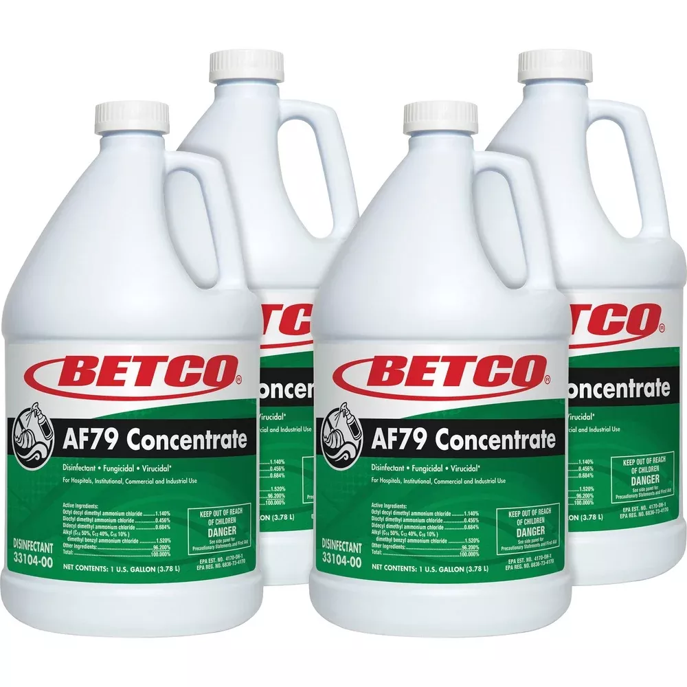 Betco Corporation Disinfectant, Acid-free, Conc, Ocean Breeze, 1 Gal, 4/CT, GN