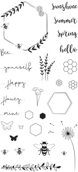 Bienensommer - Clear Stamps - Rayher