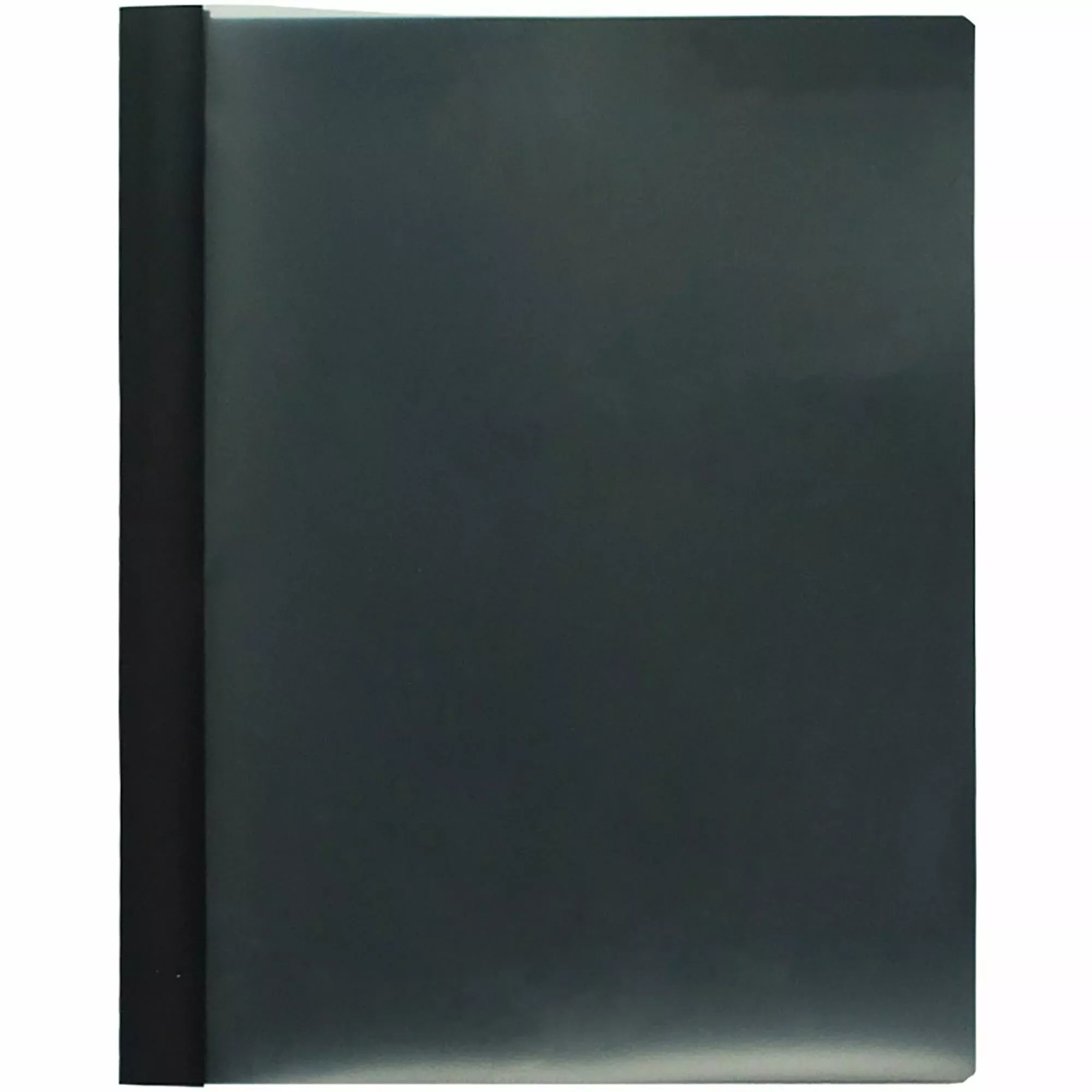 Business Source Report Covers, Clear Front, 1/2" Cap, 8-1/2"x11", 25/BX, BK