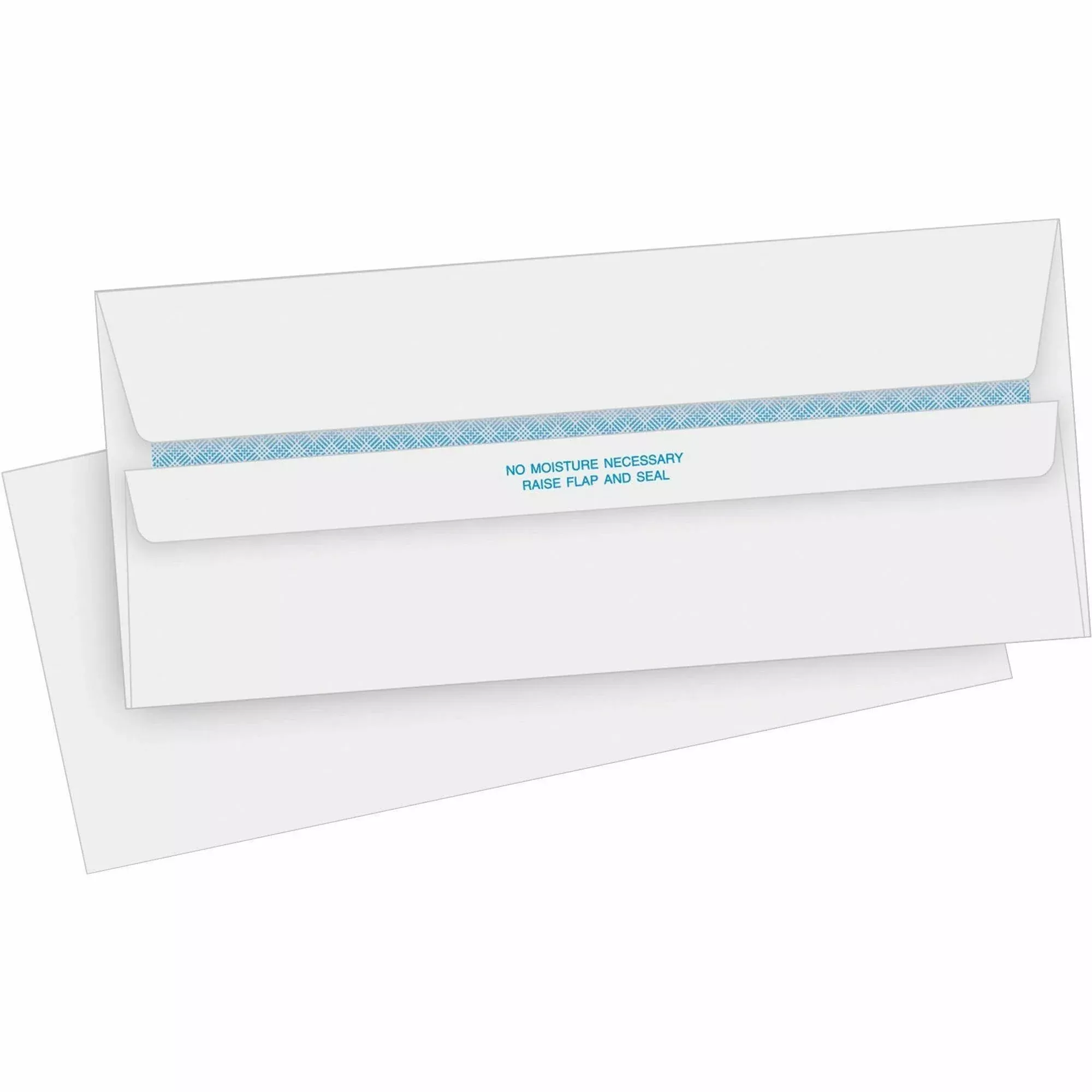 Business Source Self Seal Envelopes, Tint, No.10, 4-1/2"x9-1/2", 500/BX,WE