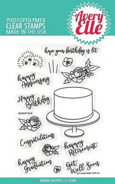 Cake For All - Stamp & Die Bundle - Avery Elle