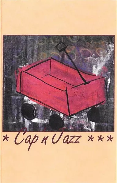 Cap'n Jazz - Burritos, Inspiration Point, Fork Balloon Sports, Cards In The Spokes, Automatic Biographies, Kites, Kung Fu, Trophies, Banana Peels We've Slipped On, And Egg Shells We've Tippy Toed Over (Shmap'n Shmazz) (LP, Album, RE, RM, Whi)