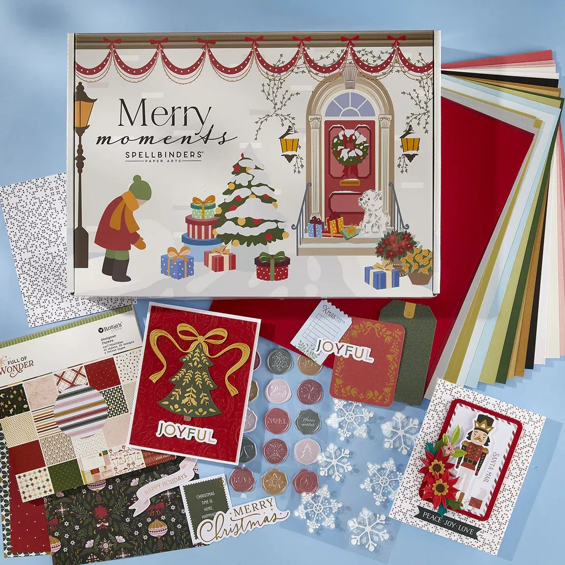 Card Kits: Spellbinders-MERRY MOMENTS LIMITED EDITION HOLIDAY CARDMAKING KIT 2025