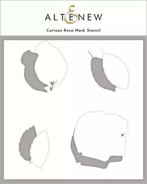 Cartoon Rose Mask Stencil - RETIRING