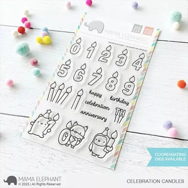 Celebration Candles - Stamp & Die Bundle - Mama Elephant