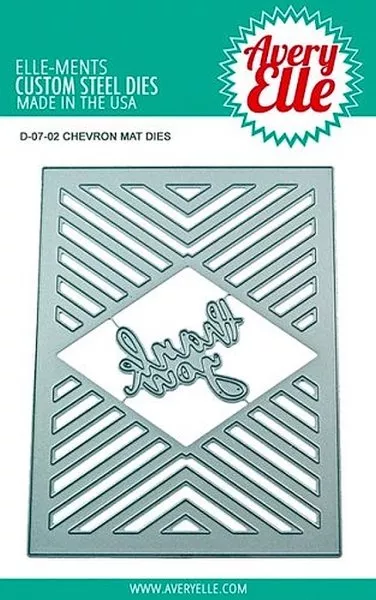 Chevron Mat - Elle-ments - Dies