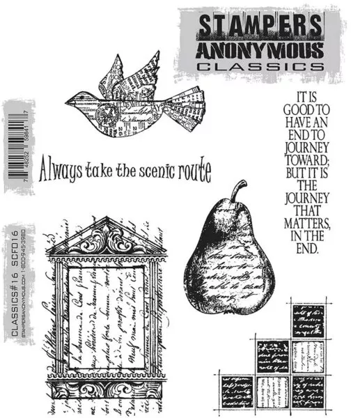 Classics #16 - Rubber Stamps - Tim Holtz - Stampers Anonymous