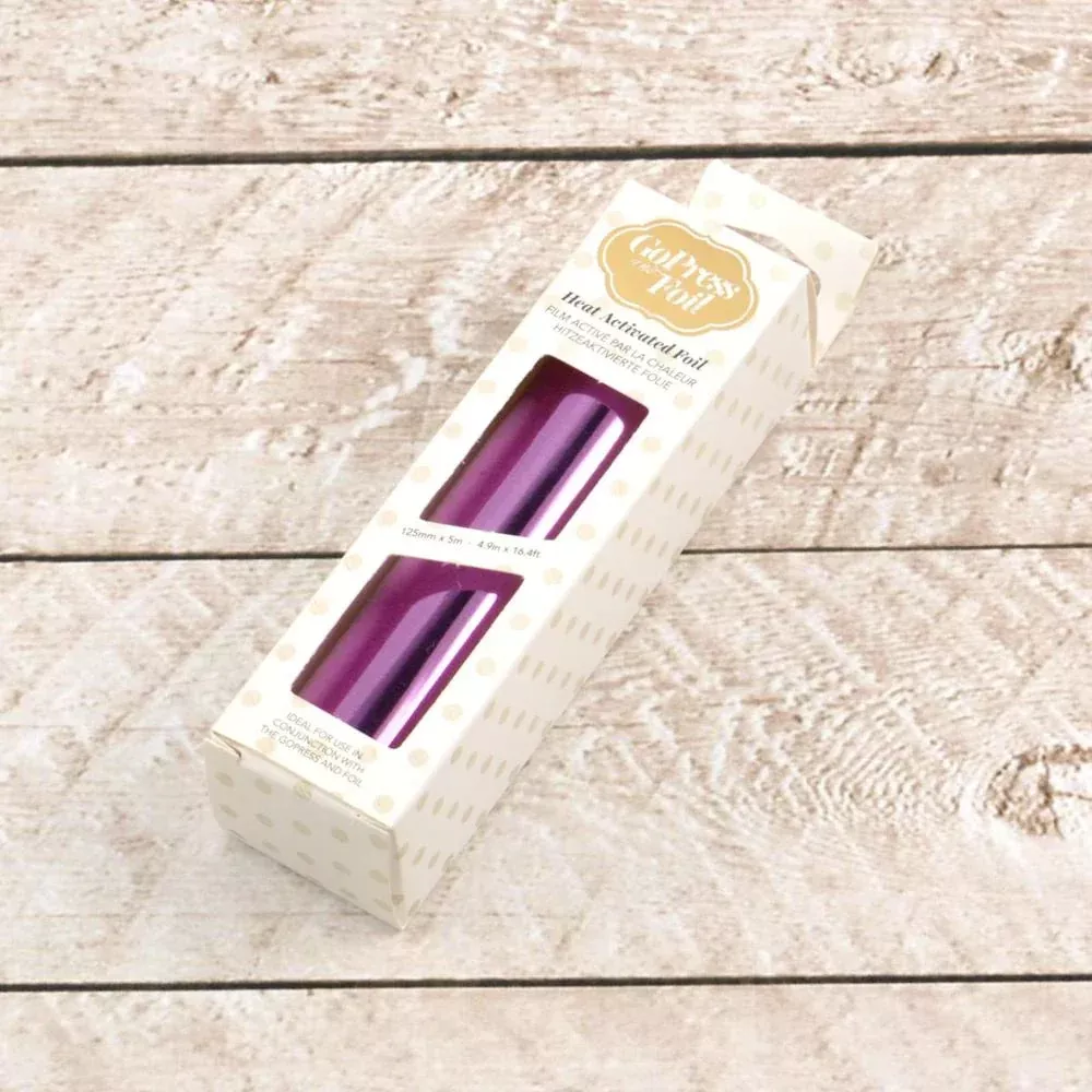 Couture Creations Foil - Purple (Matte Finish) - 125mm x 5m | 4.9in x 16.4ft