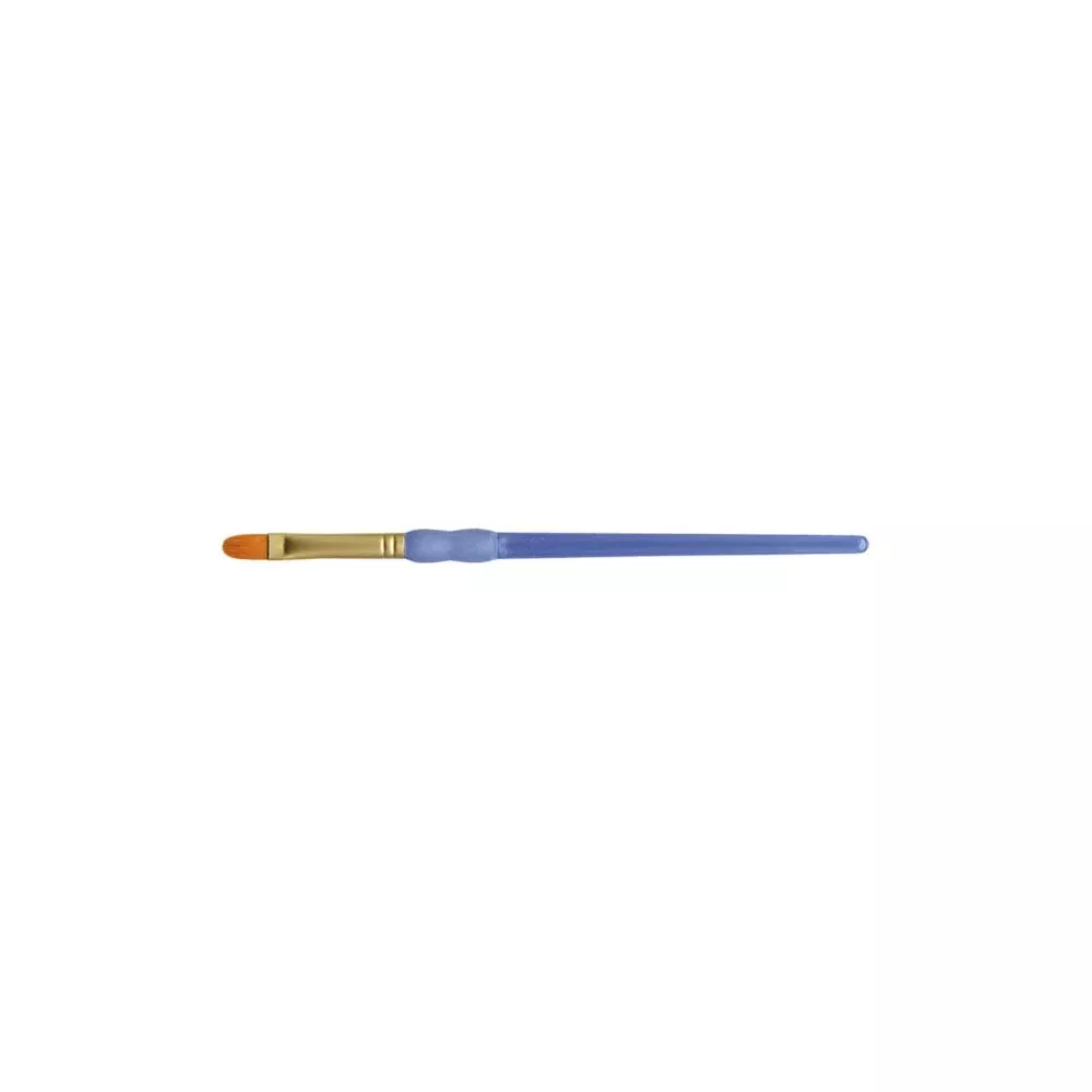 Crafter's Choice Gold Taklon Filbert Brush Size 8