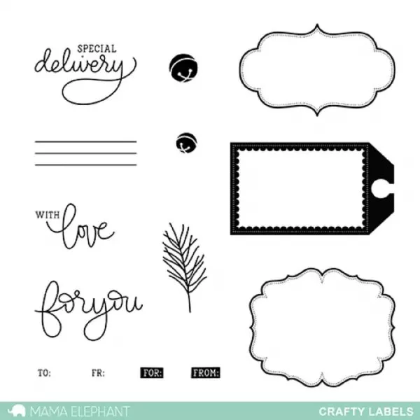 Crafty Labels - Stamp & Die Bundle - Mama Elephant
