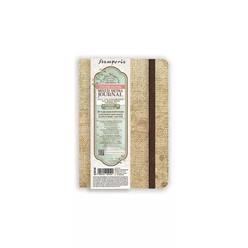 Create Happiness Stone Paper Mixed Media Journal A6 20 Blank Pages