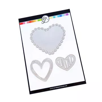 Dies: Catherine Pooler Designs-Stack of Hearts Dies