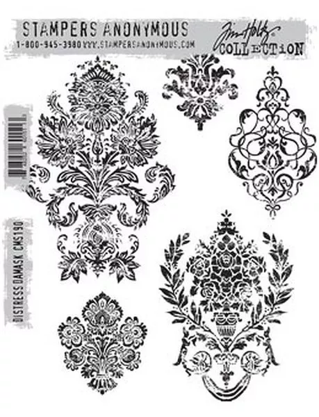 Distress Damask by Tim Holtz - Stampers Anonymous