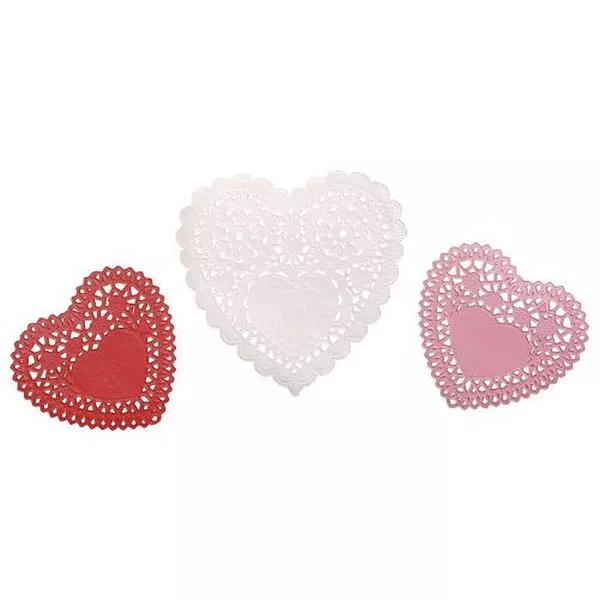 Doily Set Heart - Rayher