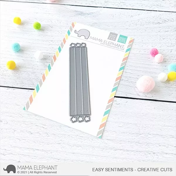 Easy Sentiments - Creative Cuts - Dies - Mama Elephant