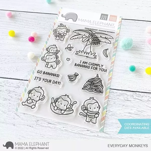 Everyday Monkeys - Stamp & Die Bundle - Mama Elephant