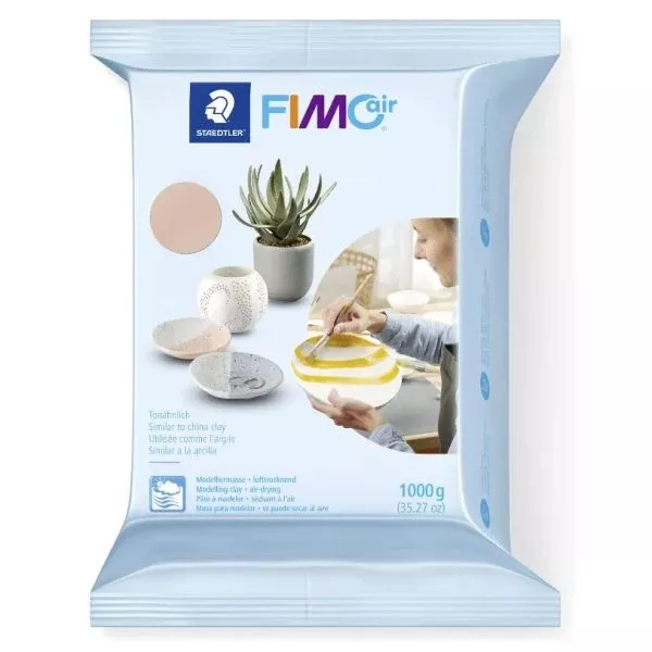 fimo air-dry modelling clay pale pink