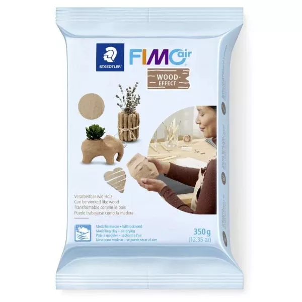 fimo air-dry modelling clay wood-effect