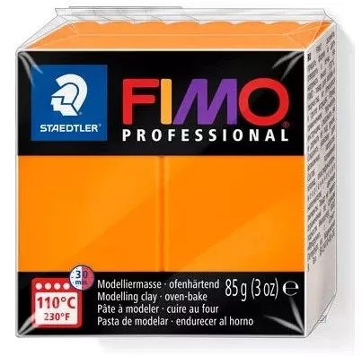 fimo professional modelling clay orange