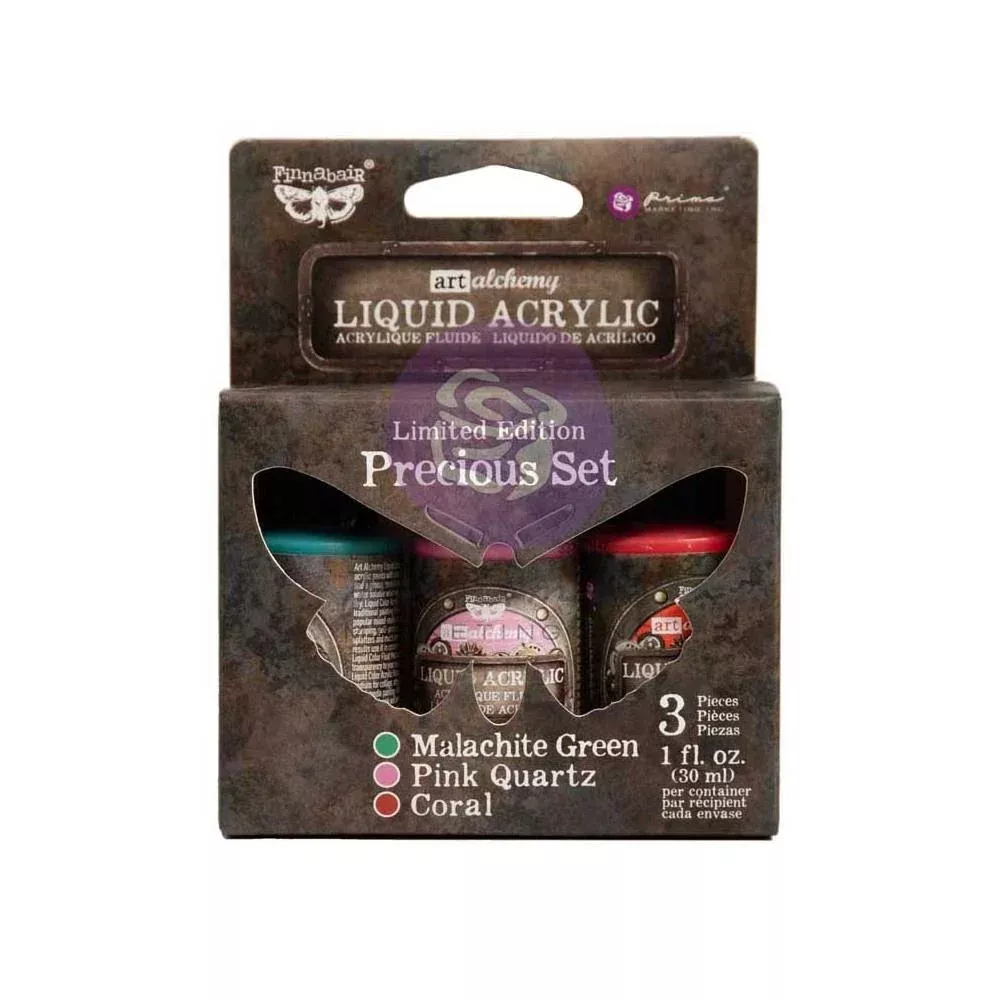 Finnabair Art Alchemy Liquid Acrylic Set Precious