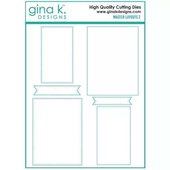 Gina K Designs MASTER LAYOUTS 2 Die Set 6859