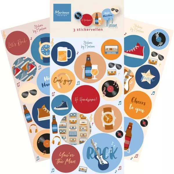 Hi Handsome! - Stickers - Marianne Design