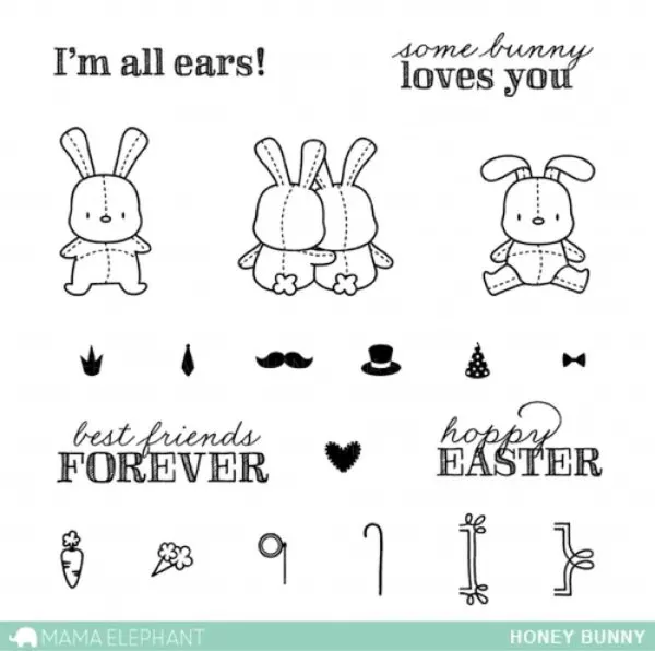 Honey Bunny - Stamp & Die Bundle - Mama Elephant